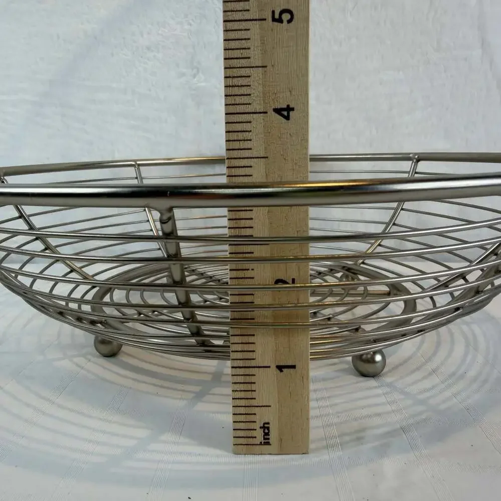 Stainless Steel 2-Tier Fruit Basket